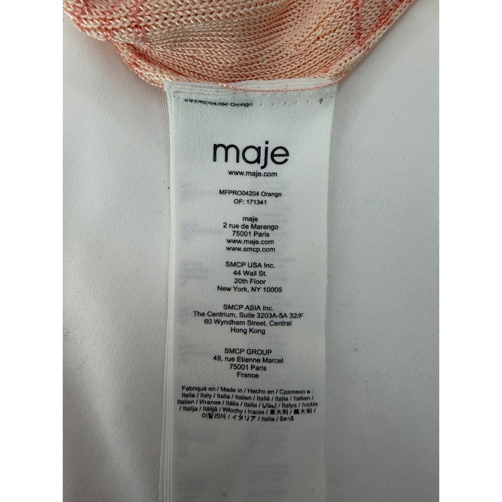 Maje Tie-Dye Knit Maxi Dress Size 34 - Picture 6 of 8